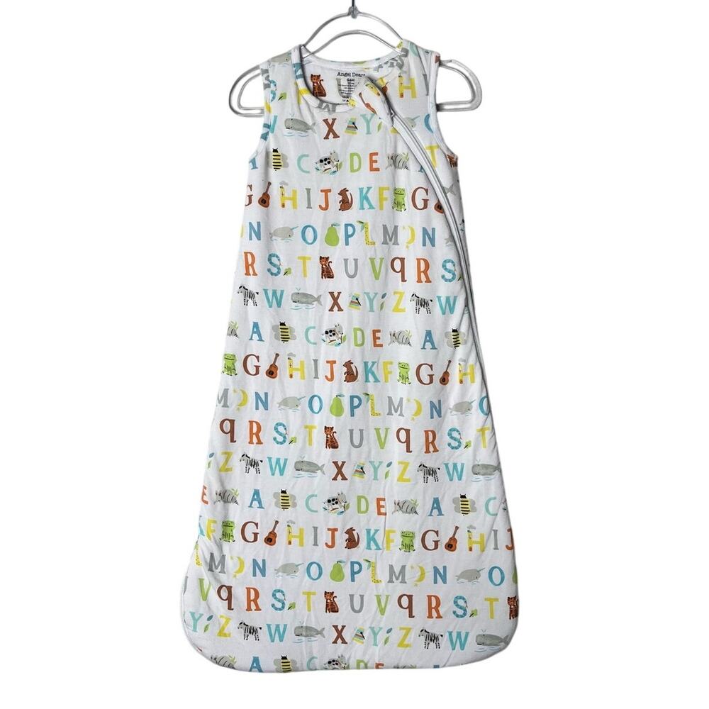 Angel Dear Bamboo Sleep Sack 1.0 TOG Alphabet Animal Print 0-6M 6-18M